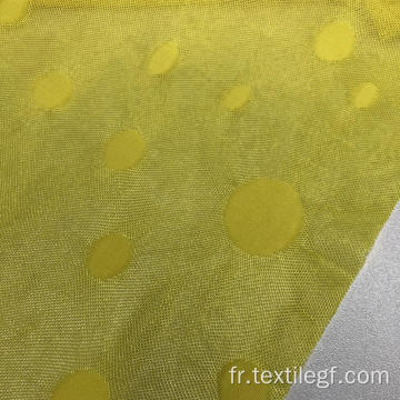 Tissu à tricoter Jacquard (jaune)